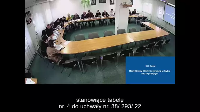 Sesja Rady Gminy Wodynie – 30.11.2022 / NAPISY (1)