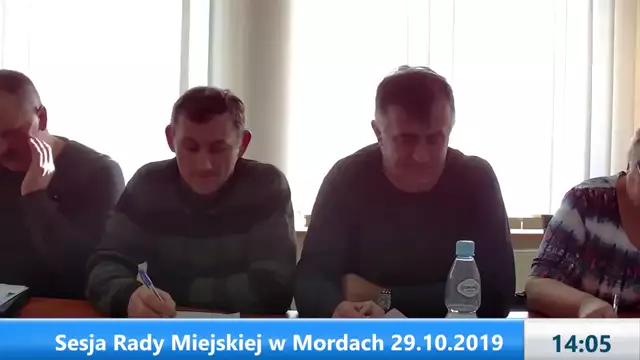 Sesja Rady Miejskiej w Mordach – 29.10.2019 (1)