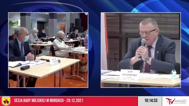 Sesja Rady Miejskiej w Mordach – 29.12.2021 (1)