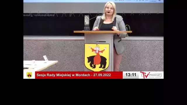 Sesja Rady Miejskiej w Mordach – 27.09.2022 / NAPISY (1)