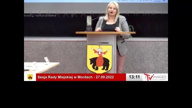 Sesja Rady Miejskiej w Mordach – 27.09.2022 / NAPISY (1)