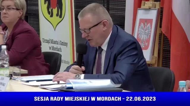 Sesja Rady Miejskiej w Mordach – 22.06.2023 (1)