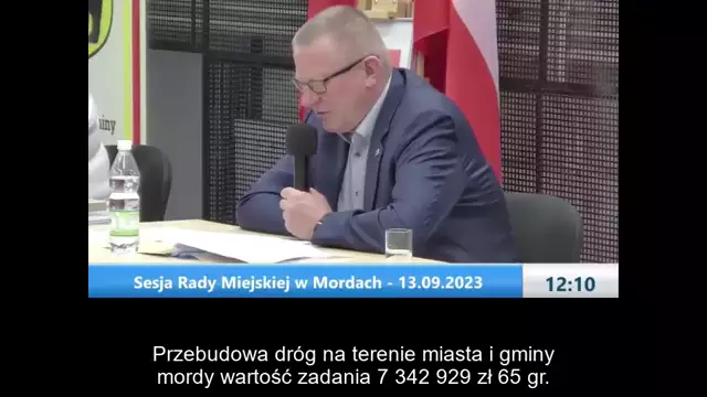 Sesja Rady Miejskiej w Mordach – 13.09.2023 / NAPISY (1)