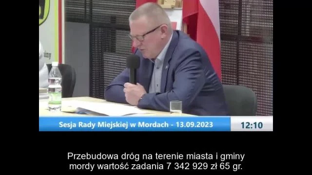 Sesja Rady Miejskiej w Mordach – 13.09.2023 / NAPISY (1)