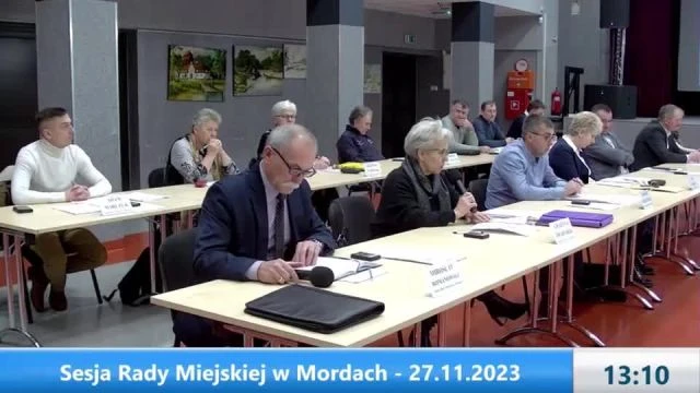 Sesja Rady Miejskiej w Mordach – 27.11.2023 (1)