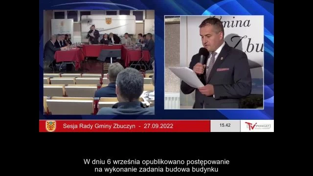 Sesja Rady Gminy Zbuczyn – 27.09.2022 / NAPISY (1)