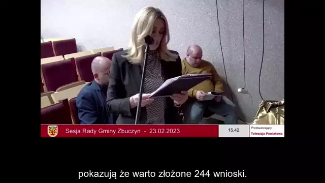Sesja Rady Gminy Zbuczyn – 23.02.2023 / NAPISY (1)