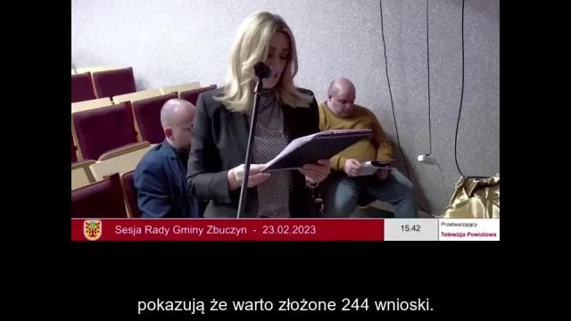 Sesja Rady Gminy Zbuczyn – 23.02.2023 / NAPISY (1)