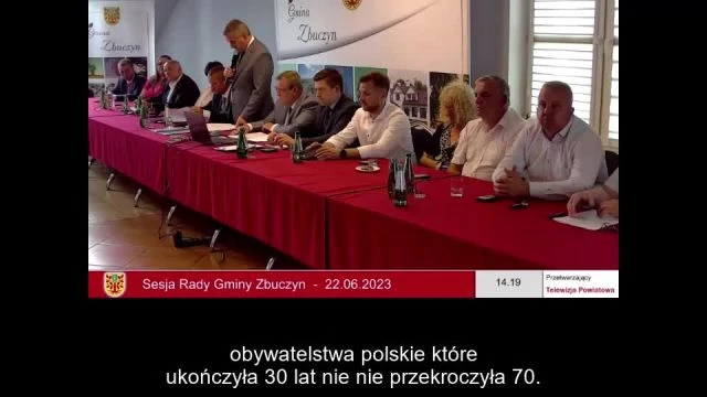 Sesja Rady Gminy Zbuczyn– 22.06.2023 / NAPISY (1)