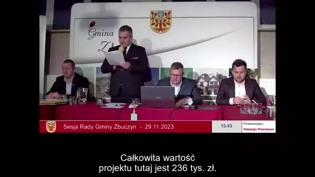 Sesja Rady Gminy Zbuczyn– 29.11.2023 / NAPISY (1)