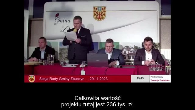 Sesja Rady Gminy Zbuczyn– 29.11.2023 / NAPISY (1)