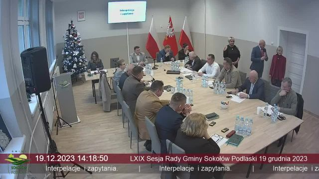 Sesja Rady Gminy Sokołów Podlaski - 19.12.2023