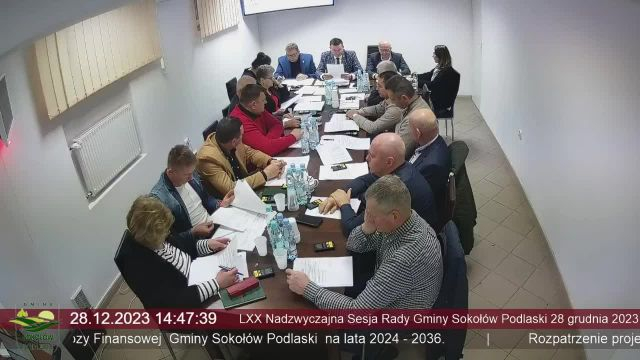 Sesja Rady Gminy Sokołów Podlaski - 28.12.2023