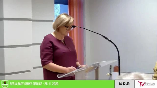 Sesja Rady Gminy Siedlce - 26.11.2020 (1)