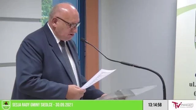Sesja Rady Gminy Siedlce - 30.09.2021 (1)