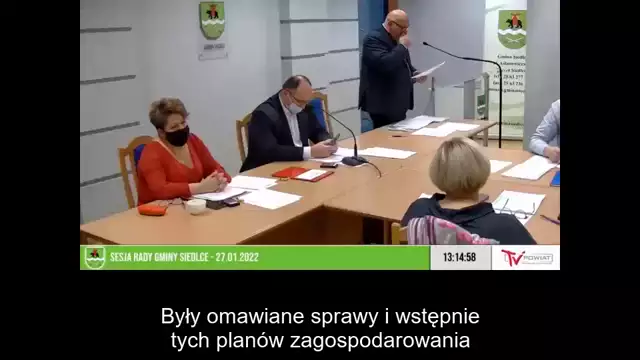 Sesja Rady Gminy Siedlce – 27.01.2022  - NAPISY (1)
