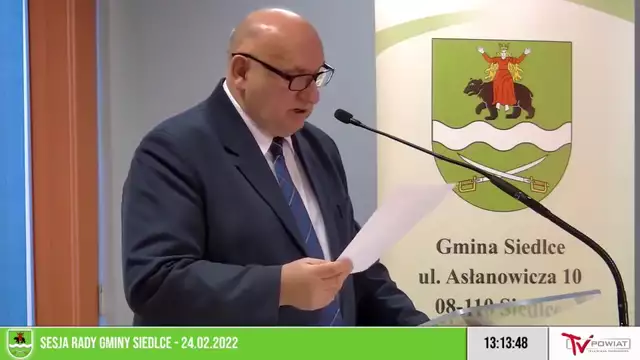 Sesja Rady Gminy Siedlce – 24.02.2022 (1)