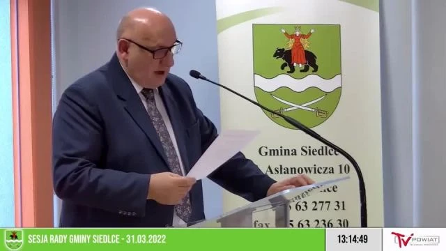Sesja Rady Gminy Siedlce – 31.03.2022 (1)