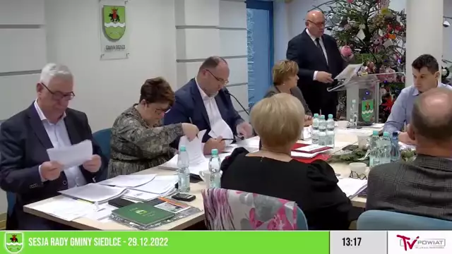 Sesja Rady Gminy Siedlce - 29.12.2022 (1)