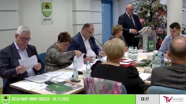 Sesja Rady Gminy Siedlce - 29.12.2022 (1)