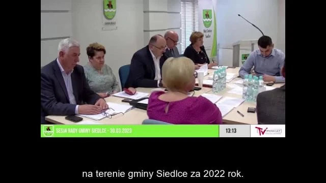 Sesja Rady Gminy Siedlce – 30.03.2023 / NAPISY (1)