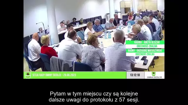 Sesja Rady Gminy Siedlce – 29.06.2023 / NAPISY (1)