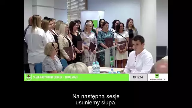 Sesja Rady Gminy Siedlce – 10.08.2023 / NAPISY (1)