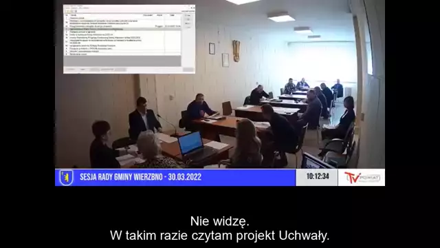 Sesja Rady Gminy Wierzbno – 30.03.2022 - NAPISY (1)