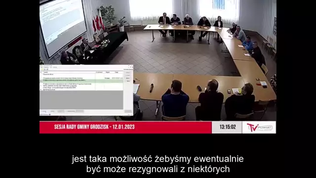 Sesja Rady Gminy Grodzisk – 12.01.2023 / NAPISY (1)