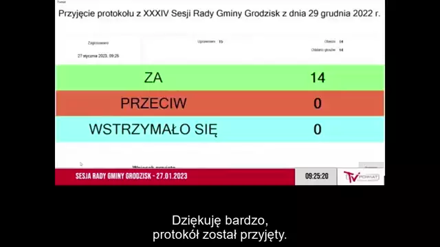 Sesja Rady Gminy Grodzisk – 27.01.2023 / NAPISY (1)