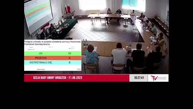 Sesja Rady Gminy Grodzisk – 21.08.2023 / NAPISY (1)