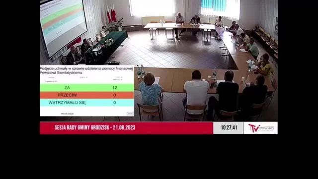 Sesja Rady Gminy Grodzisk – 21.08.2023 / NAPISY (1)