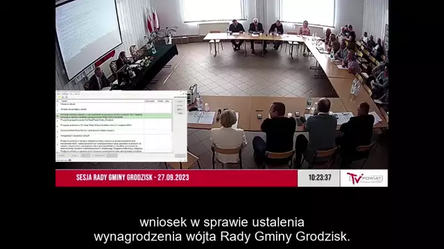 Sesja Rady Gminy Grodzisk - 27.09.2023 / NAPISY (1)