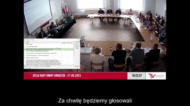 Sesja Rady Gminy Grodzisk - 27.09.2023 / NAPISY (1)