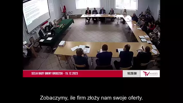Sesja Rady Gminy Grodzisk - 15.12.2023 / NAPISY (1)