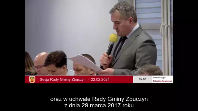 Sesja Rady Gminy Zbuczyn – 22.02.2024 / NAPISY