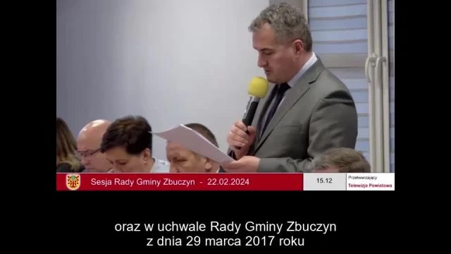 Sesja Rady Gminy Zbuczyn – 22.02.2024 / NAPISY