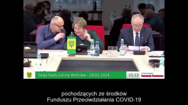 Sesja Rady Gminy Wiśniew –  28.02.2024 / NAPISY