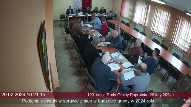 Sesja Rady Gminy Paprotnia - 29.02.2024