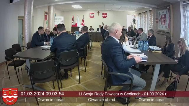 Sesja Rady Powiatu Siedleckiego - 01.03.2024