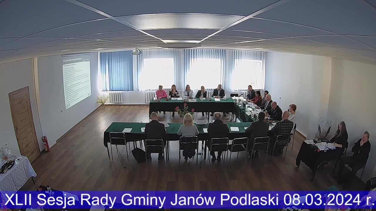 Sesja Rady Gminy Janów Podlaski - 08.03.2024