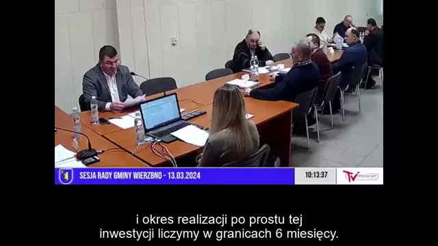 Sesja Rady Gminy Wierzbno – 13.03.2024 / NAPISY
