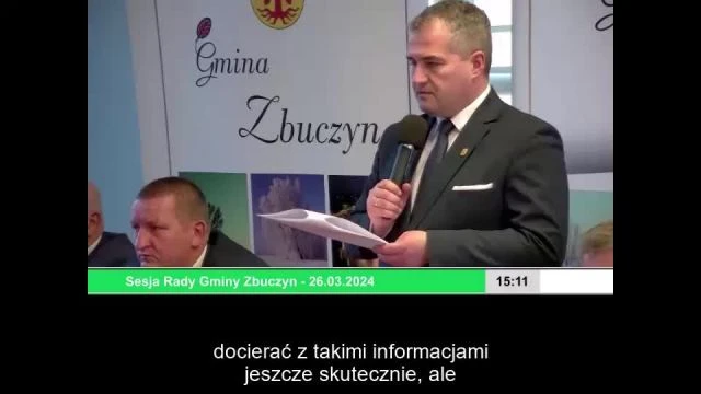 Sesja Rady Gminy Zbuczyn– 26.03.2024 / NAPISY