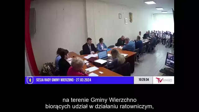 Sesja Rady Gminy Wierzbno – 27.03.2024 / NAPISY