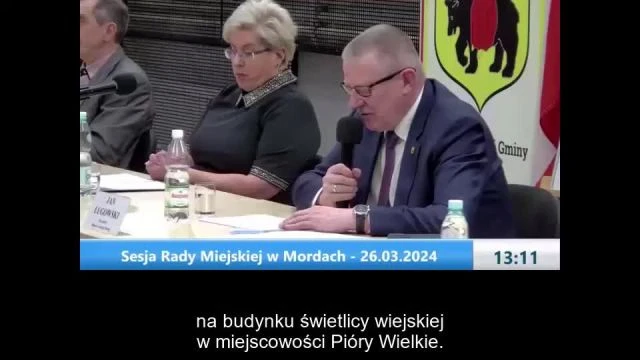 Sesja Rady Miejskiej w Mordach – 26.03.2024 / NAPISY