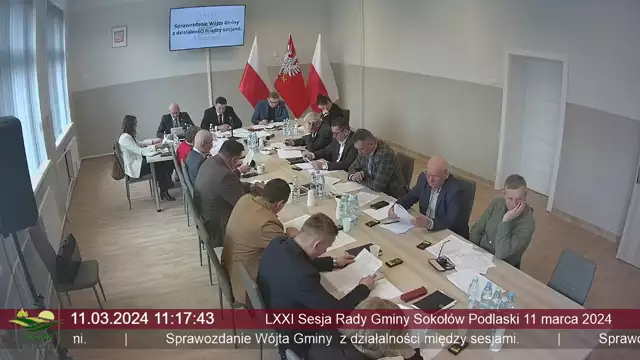 Sesja Rady Gminy Sokołów Podlaski - 11.03.2024
