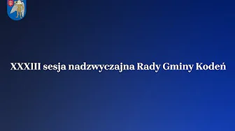 Sesja Rady Gminy Kodeń - 30.05.2022