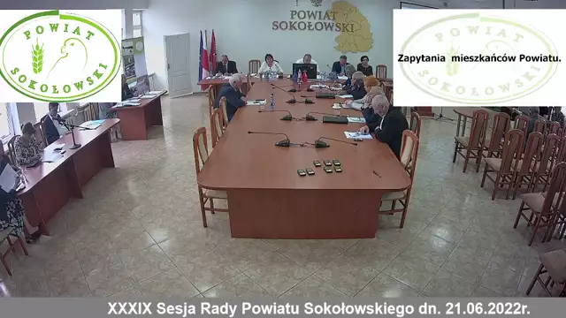 Sesja Rady Powiatu Sokołowskiego - 21.06.2022