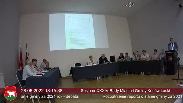 Sesja Rady Miasta i Gminy Kosów Lacki - 28.06.2022