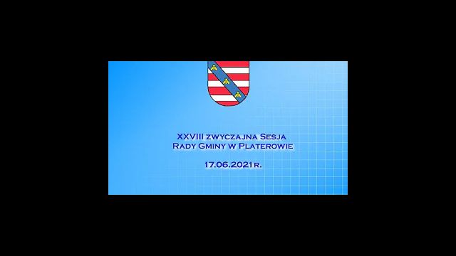 Sesja Rady Gminy  Platerów -  15.07.2022